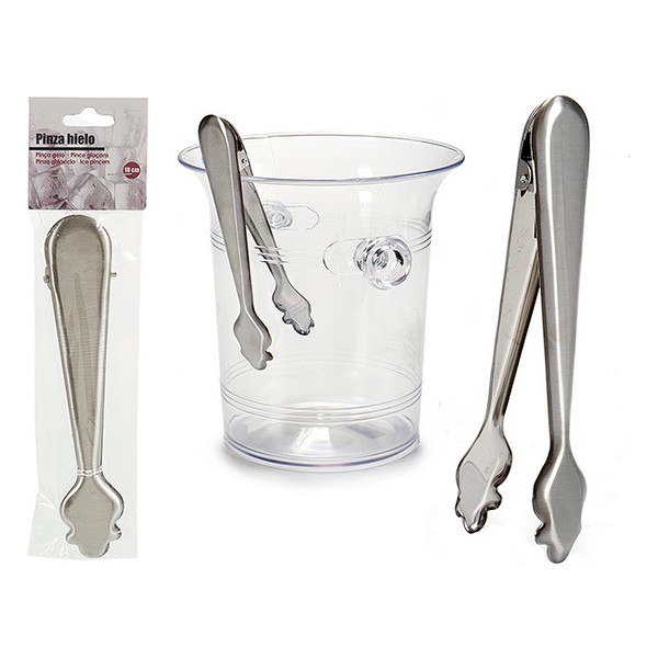 Ice Tongs Steel Inox (2 x 25 x 6 cm) - ice