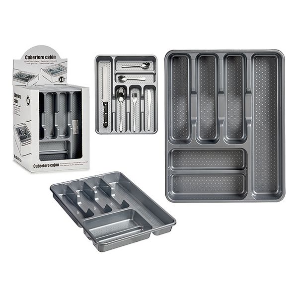 Cutlery Organiser Plastic (30 x 4,5 x 38 cm) - cutlery