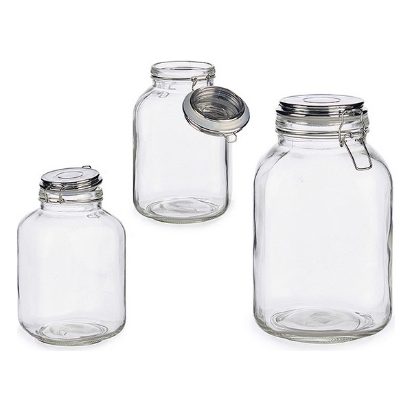 Jar Glass 3 L (14 x 24 x 14 cm) - jar