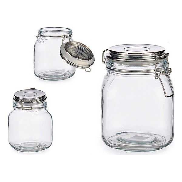 Jar Glass (11 x 15,5 x 11 cm) - jar