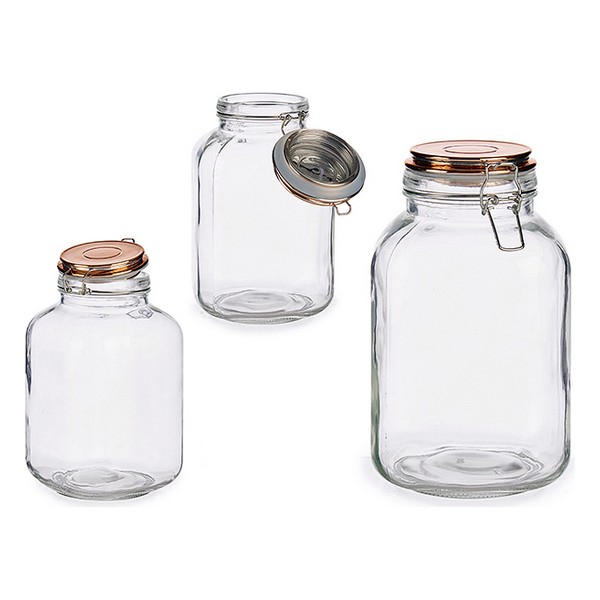 Glass Jar Glass 3 L (14 x 24 x 14 cm) - glass