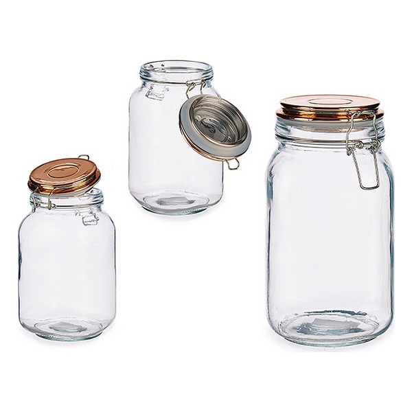 Jar Glass 1,5 L (11 x 20 x 11 cm) - jar