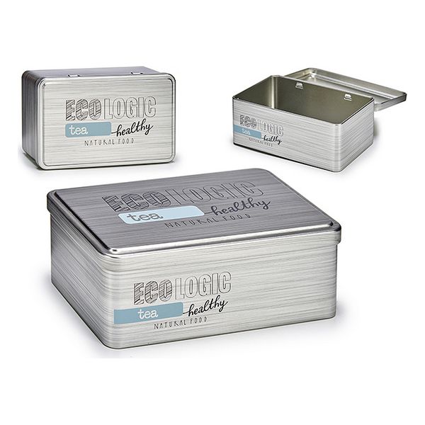 Box Tea Tin (11,5 x 7 x 18,5 cm) - box