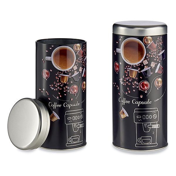 Tin Coffee Capsule (9 x 20 x 9 cm) - tin