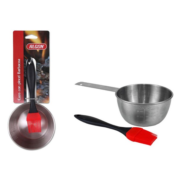 Silicone Barbecue Brush Algon Saucepan - silicone