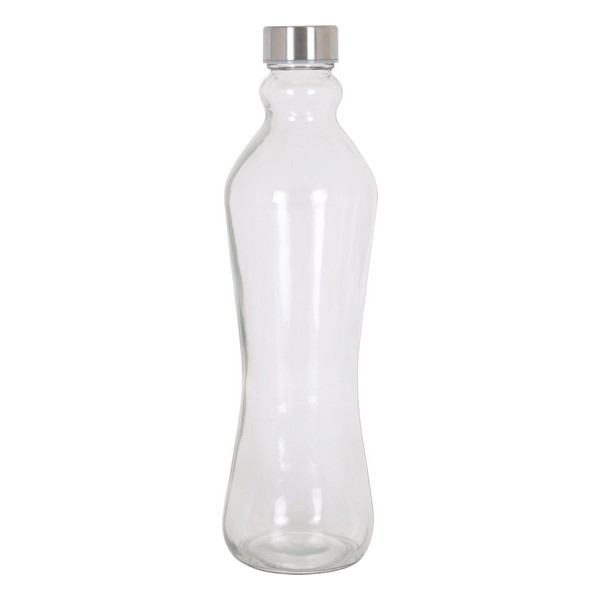 Glass Bottle Metal cap 1 L - glass