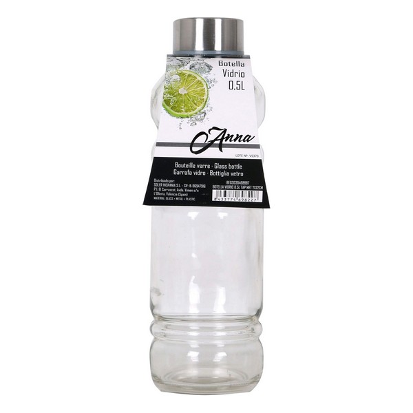 Bottle Glass Threaded cover 0,5L - bottle