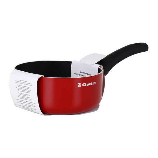 Saucepan Infinit Quttin Soft Touch Aluminium Red (16 X 7 x 35 cm) - saucepan