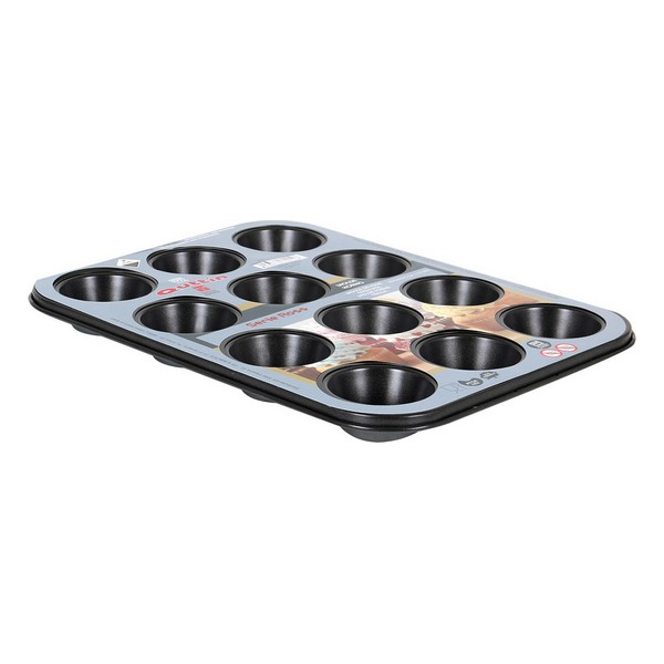 Muffin Tray Quttin Ross (12 Servings) (35 X 26,5 x 3 cm) - muffin