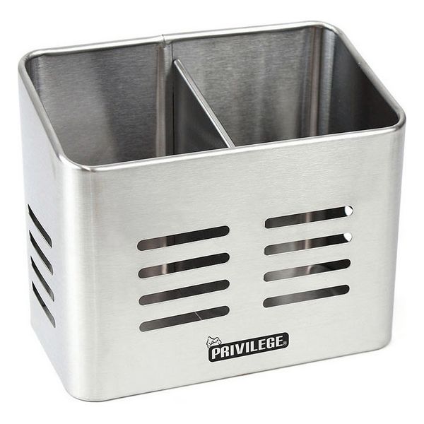 Pot for Kitchen Utensils Privilege Stainless steel (16 X 9 x 13 cm) - pot