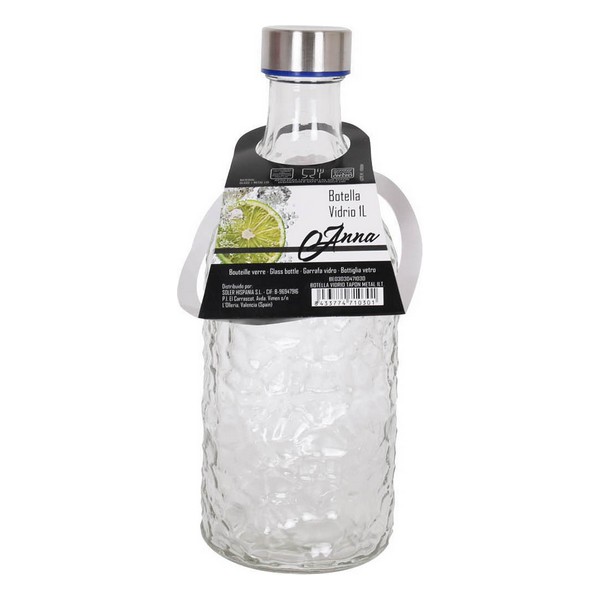 Bottle Glass Threaded cover 1L - bottle