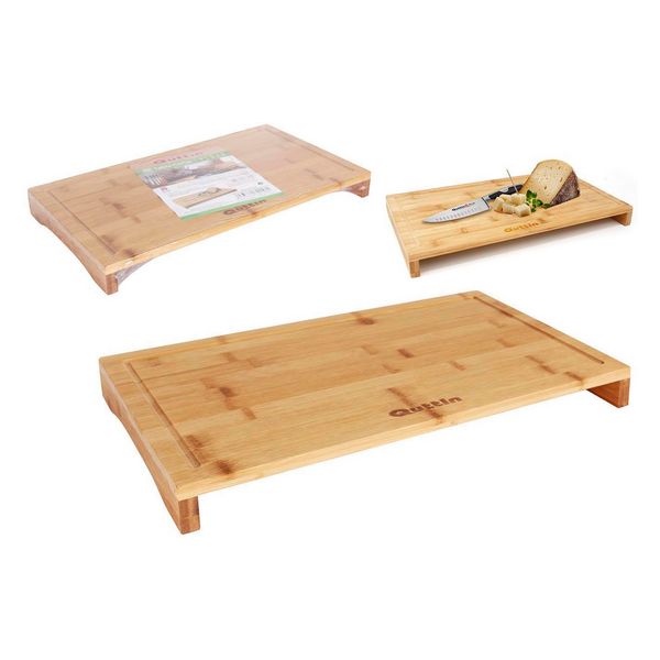 Chopping Board Quttin Bamboo Natural (45 x 25 x 4,2 cm) - chopping