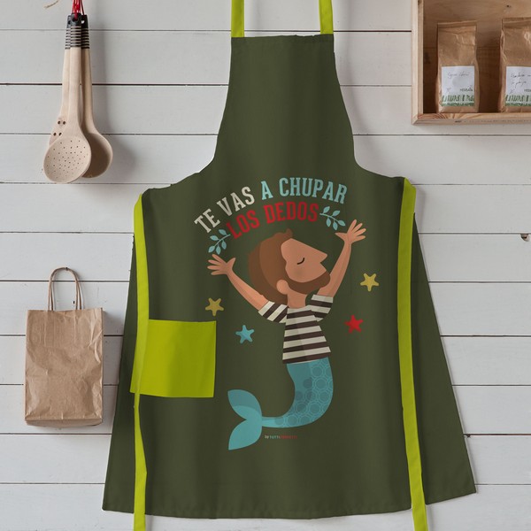 Apron Tutti Confetti Mermaid (70 x 90 cm) - apron