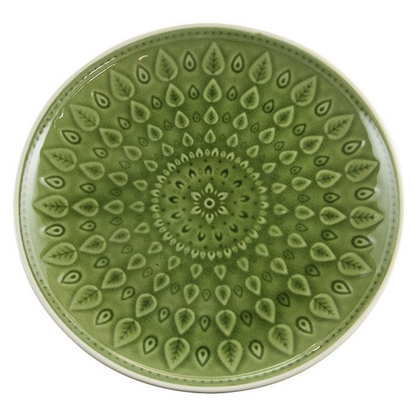 Flat plate Natural (26 x 26 x 2 cm) Stoneware - flat