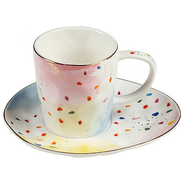 Cup with Plate Colors - cup
