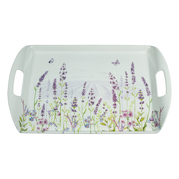 Tray Lavender Melamin (52 x 35 x 5 cm) - tray