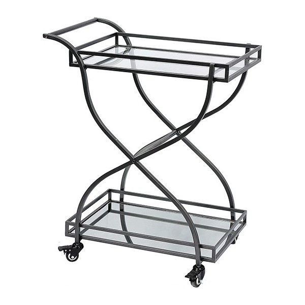 Serving trolley Iron Glass (70 x 43 x 86 cm) - serving