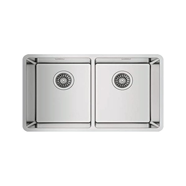 Sink with Two Basins Teka RS15 115030007 Stainless steel - sink
