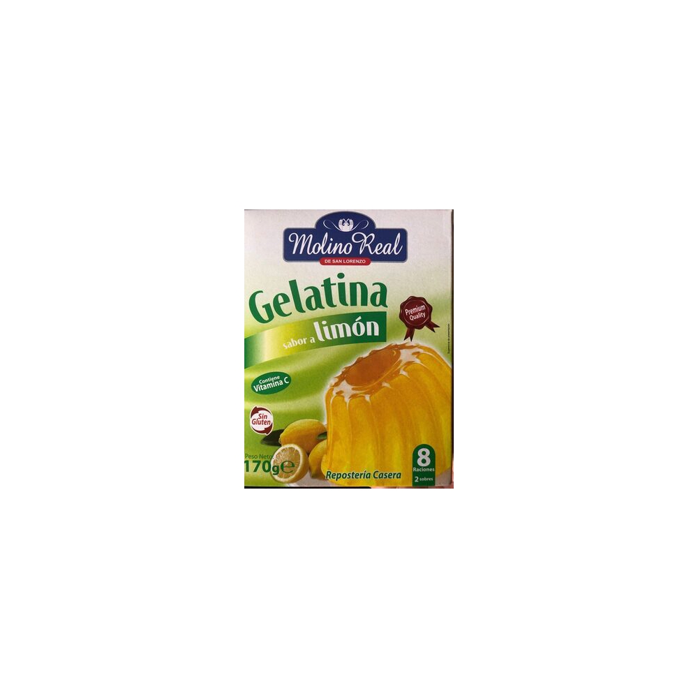Gelatine Molino Real Lemon (2 x 85 g) - gelatine