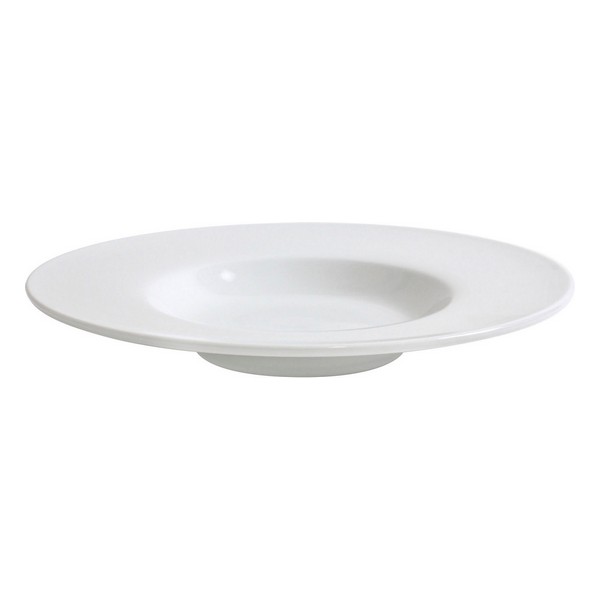 Deep Plate Bordeaux Porcelain White (ø 31,5 x 4 cm) - deep