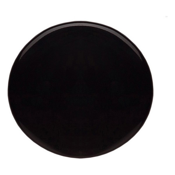 Flat plate Ceramic Black (ø 5,5 cm) - flat