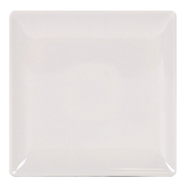 Flat plate La Mediterránea Elite Stoneware Ivory Shine (24 cm) - flat