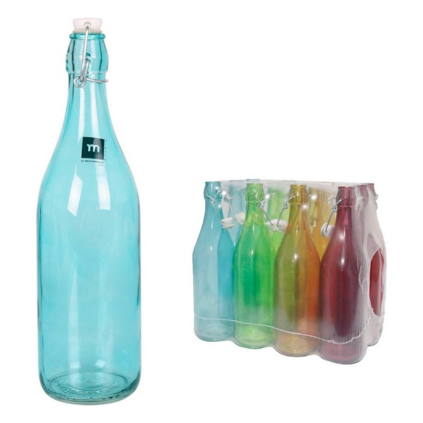 Bottle La Mediterránea Lella-Coral Glass 1L - bottle