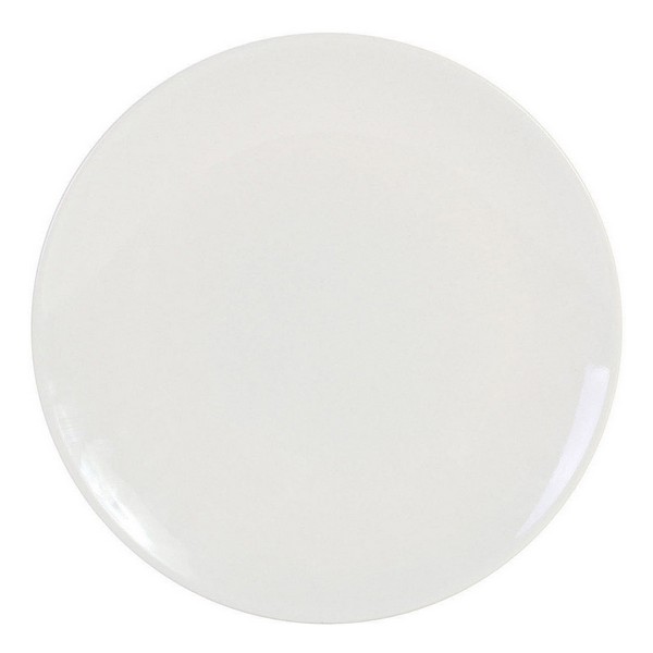 Flat plate La Mediterránea Monaco Stoneware Shine Ivory (26 cm) - flat