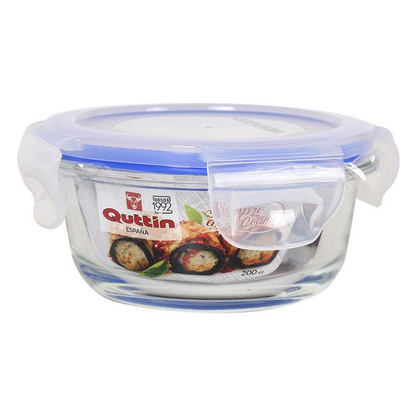 Lunch box Quttin Glass Circular (200 Cc) - lunch