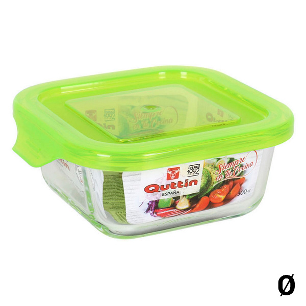 Square Lunch Box with Lid Quttin - square