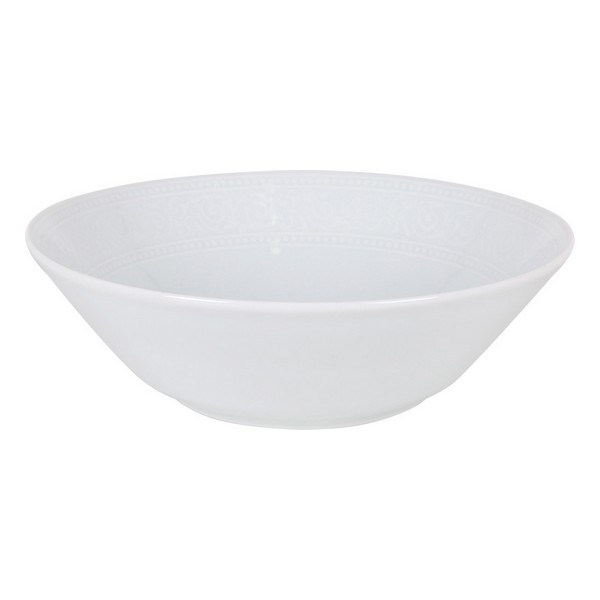 Salad Bowl Santa Clara Atlantica Porcelain White 950 cc (ø 23 cm) - salad