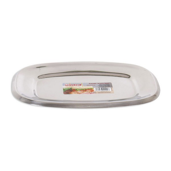 Serving Platter Privilege Stainless steel Rectangular (26,2 x 18,5 cm) - serving