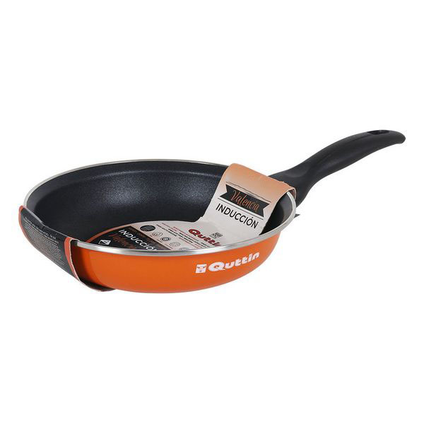 Enamel Frying Pan Quttin Orange - enamel