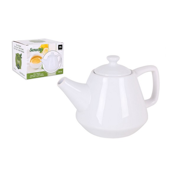 Teapot La Mediterránea Séneca Porcelain White - teapot