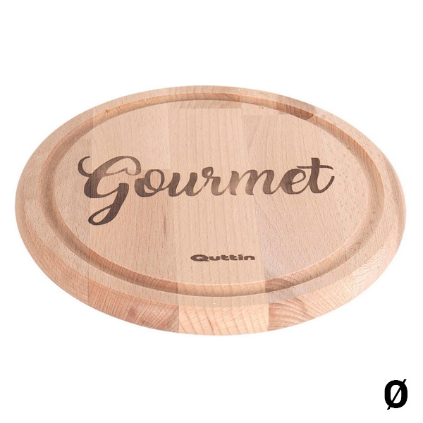 Plate Gourmet Quttin Wood - plate