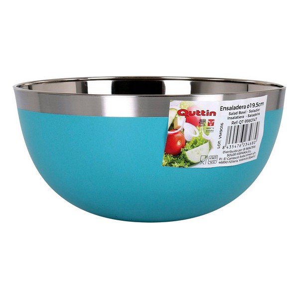 Salad Bowl Quttin Steel Circular (19,4 x 9,4 cm) - salad