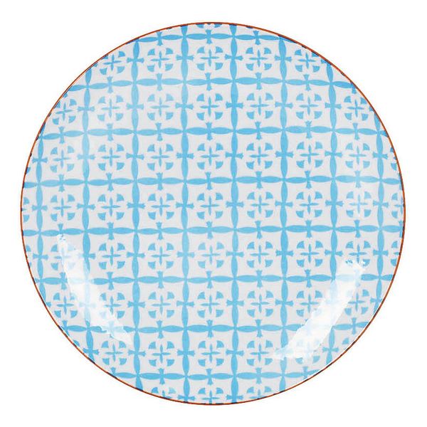 Flat plate La Mediterránea Invoke Porcelain (Ø 24 cm) - flat