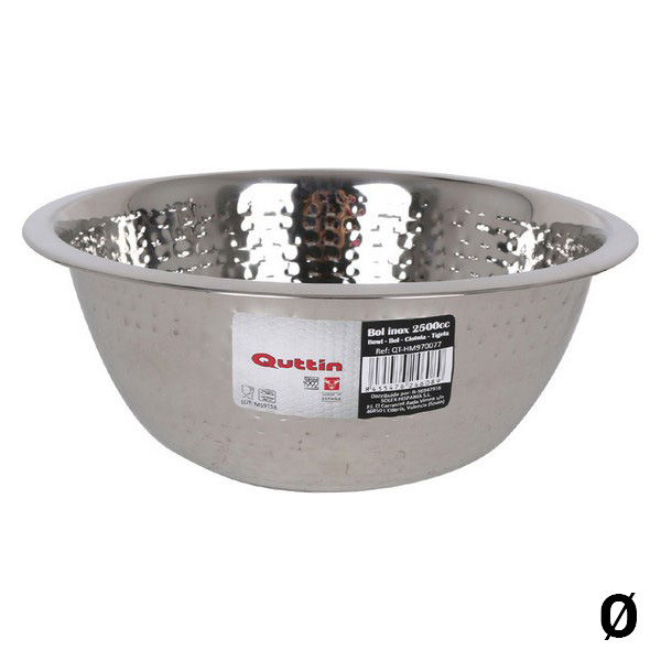 Bowl Quttin Metal Stainless steel - bowl