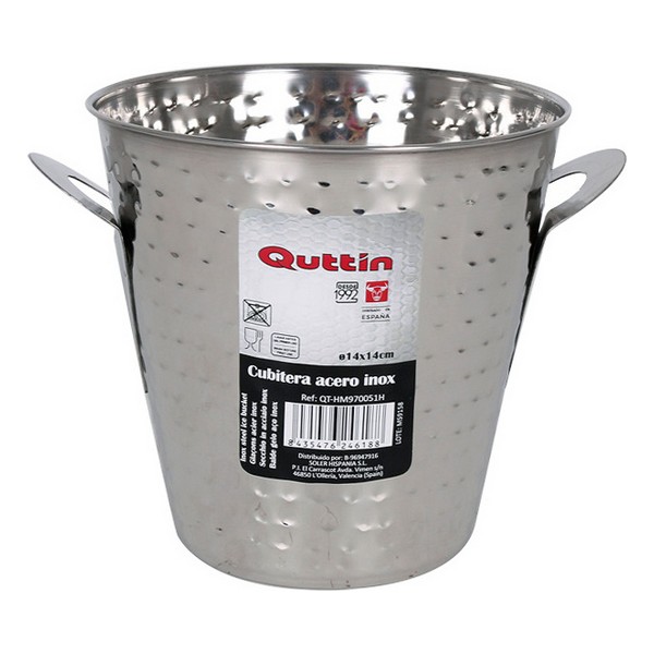 Ice Bucket Quttin Stainless steel (14,2 x 13,8 cm) - ice