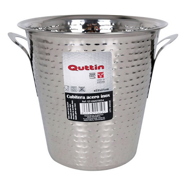 Ice Bucket Quttin Stainless steel (22 x 21 cm) - ice