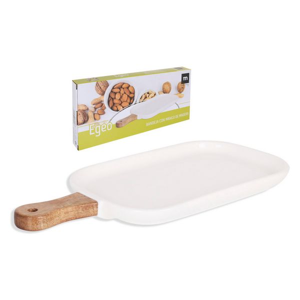 Snack tray La Mediterránea Wood (32,5 x 14,5 x 2 cm) - snack