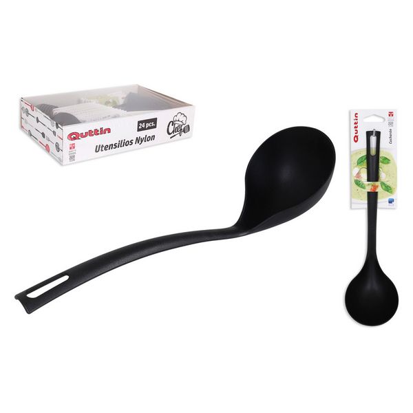 Ladle Quttin Black Nylon (29 x 8 cm) - ladle