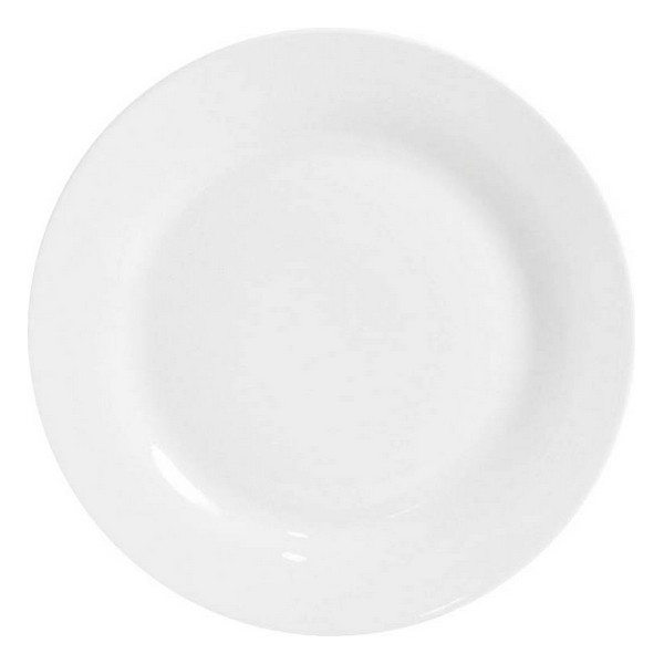 Plate set La Mediterránea Yon Porcelain White Flat plate (4 pcs) - plate