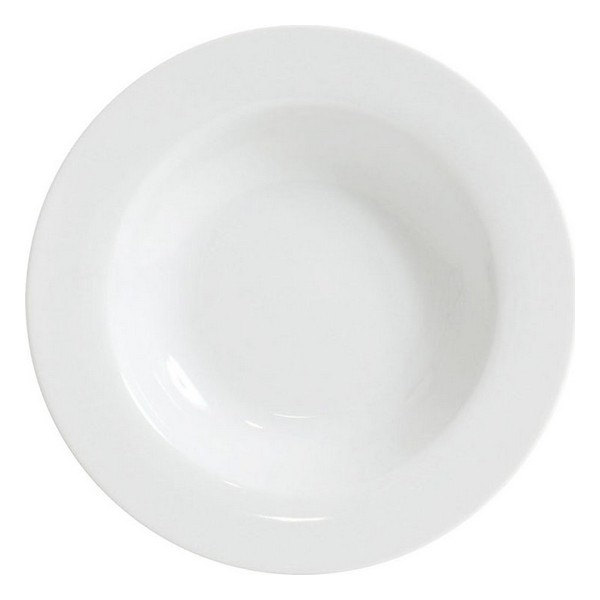 Plate set La Mediterránea Yon Porcelain White (4 Pieces) (ø 21,8 x 3,7 cm) - plate