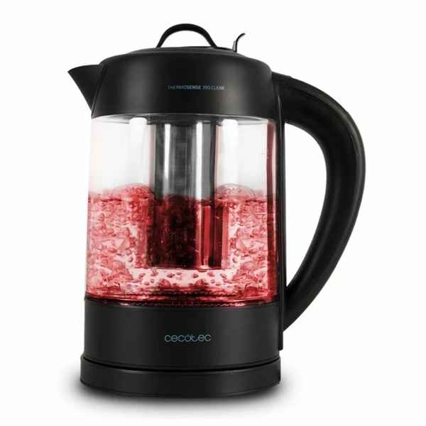Water Kettle and Electric Teakettle Cecotec ThermoSense 390 Clear 2200W 1,7 L - water