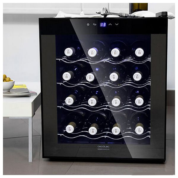 Vinoteca Cecotec Grand Sommelier 1600 SilenceCrystal 48L - vinoteca