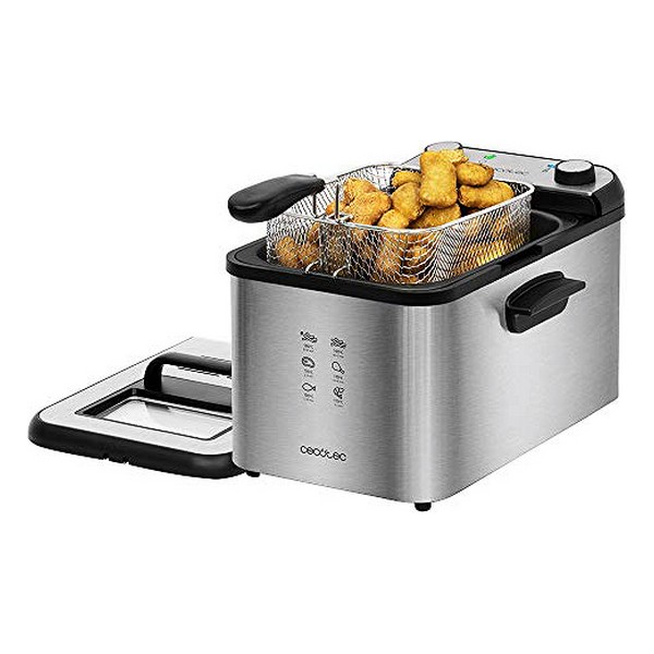 Deep-fat Fryer Cecotec CleanFry Infinity 4000 4 L 3270W Black Silver - deep