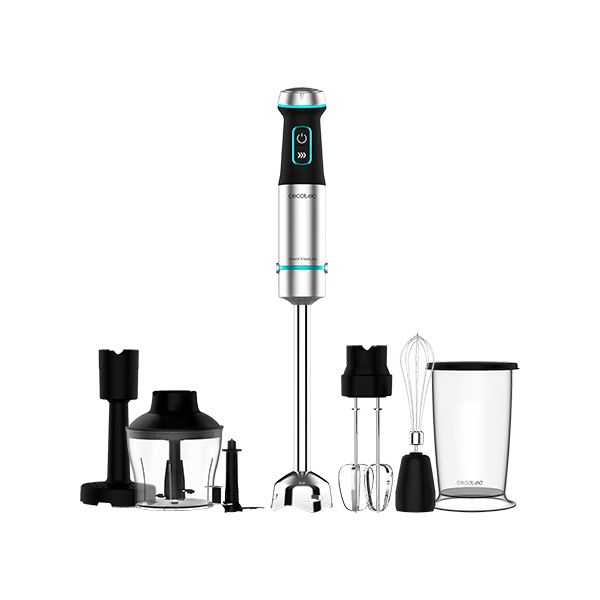 Hand-held Blender Power TitanBlack 1200 XL PerfectCream & Crush Cecotec 1200 W - hand