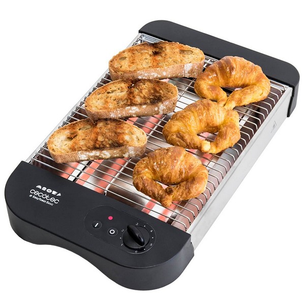 Toaster Cecotec Turbo Easytoast Basic 600W Black Inox - toaster