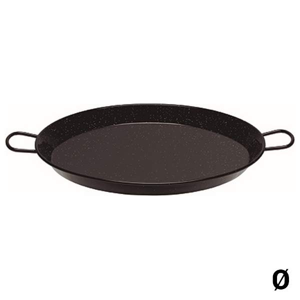 Pan San Ignacio Utiel Black Enamelled Steel - pan